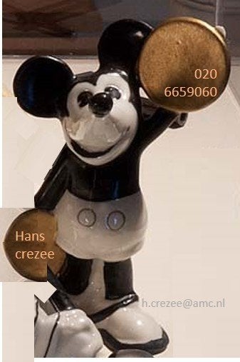 gezocht oud Disney Mickey Mouse porselein figuur jaren 1930, Antiek en Kunst, Ophalen of Verzenden
