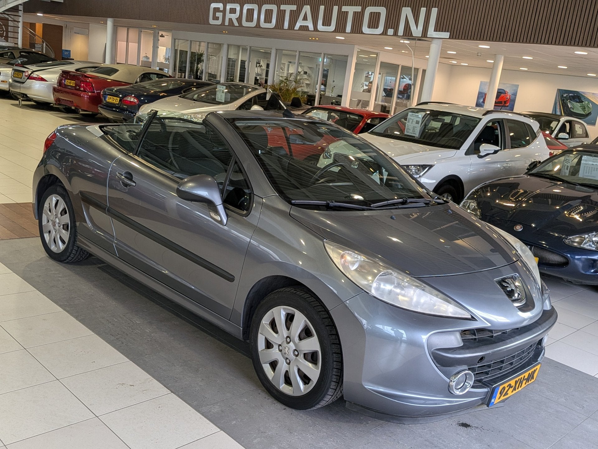 Peugeot 207 CC 1.6 VTi Stuurbekrachtiging, NAP (bj 2007), Auto's, Peugeot, Voorwielaandrijving, Gebruikt, 4 cilinders, Cabriolet