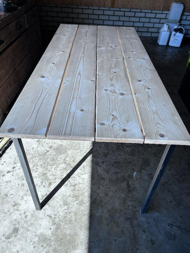 tafel  tuintafel hout eettafel, Ophalen, Nieuw