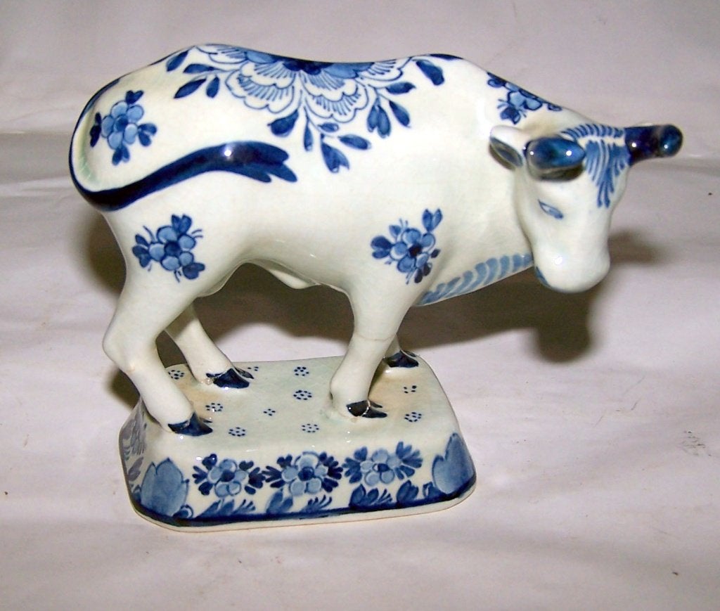 Delfts blauwe koe. Porceleyne fles 1922., Ophalen of Verzenden
