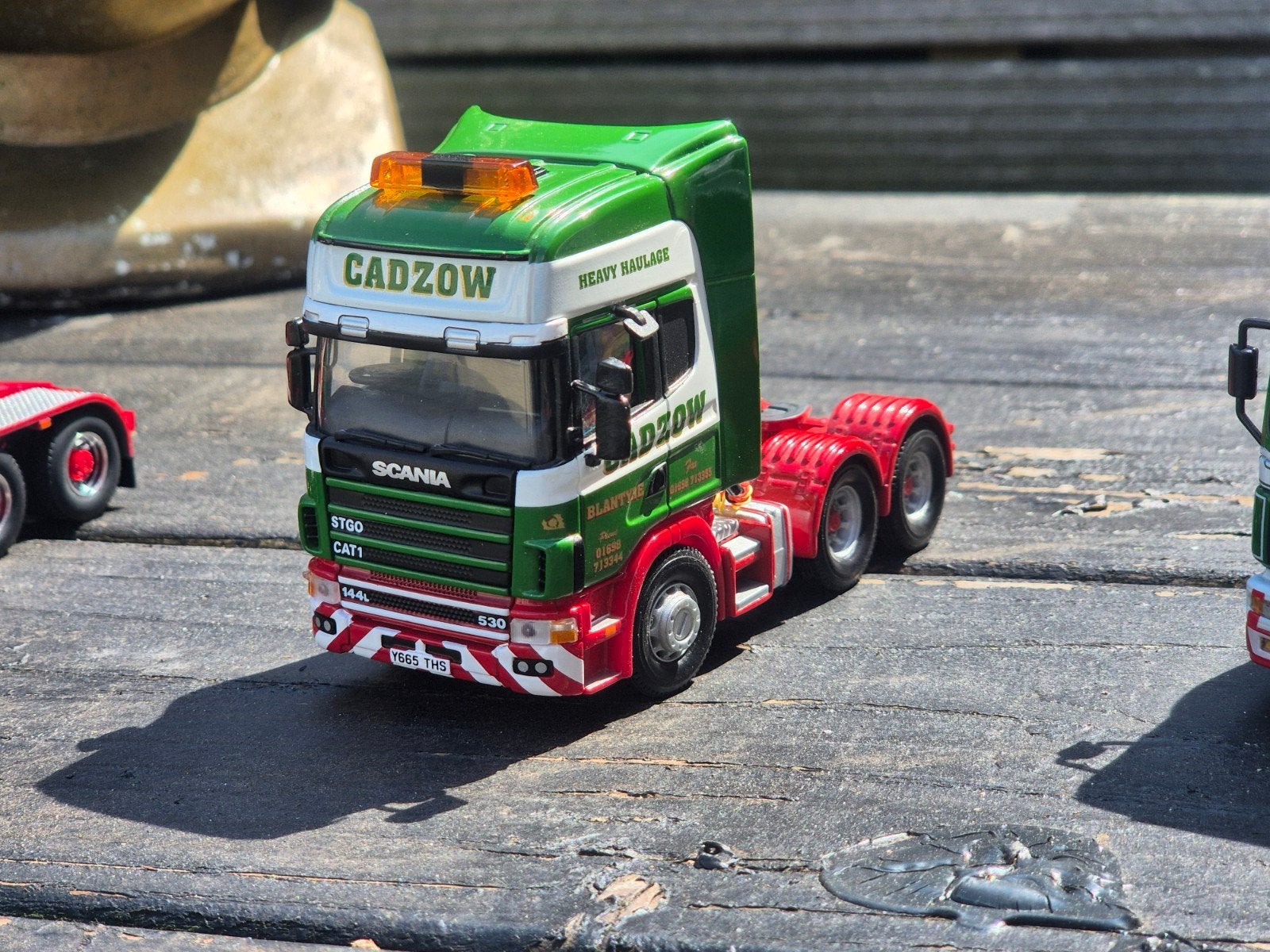 Cadzow Scania 6x4 trekker Corgi, Ophalen of Verzenden, Zo goed als nieuw, Bus of Vrachtwagen, Corgi