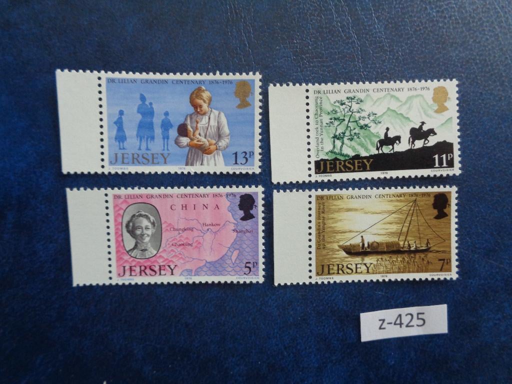 jersey - lillian mary grandin / postfris 1976 (z-425), Ophalen of Verzenden, Overige landen, Postfris