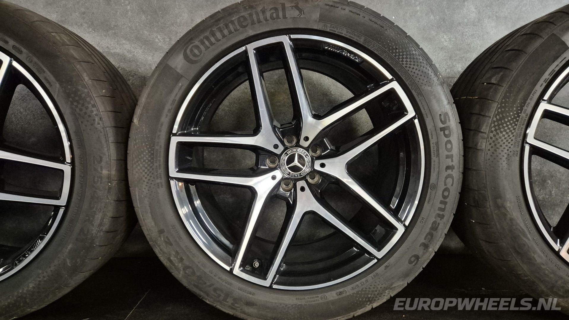 21 inch Mercedes GLE C292 AMG velgen zomerbanden, Auto-onderdelen, Gebruikt, -, 275 mm, -