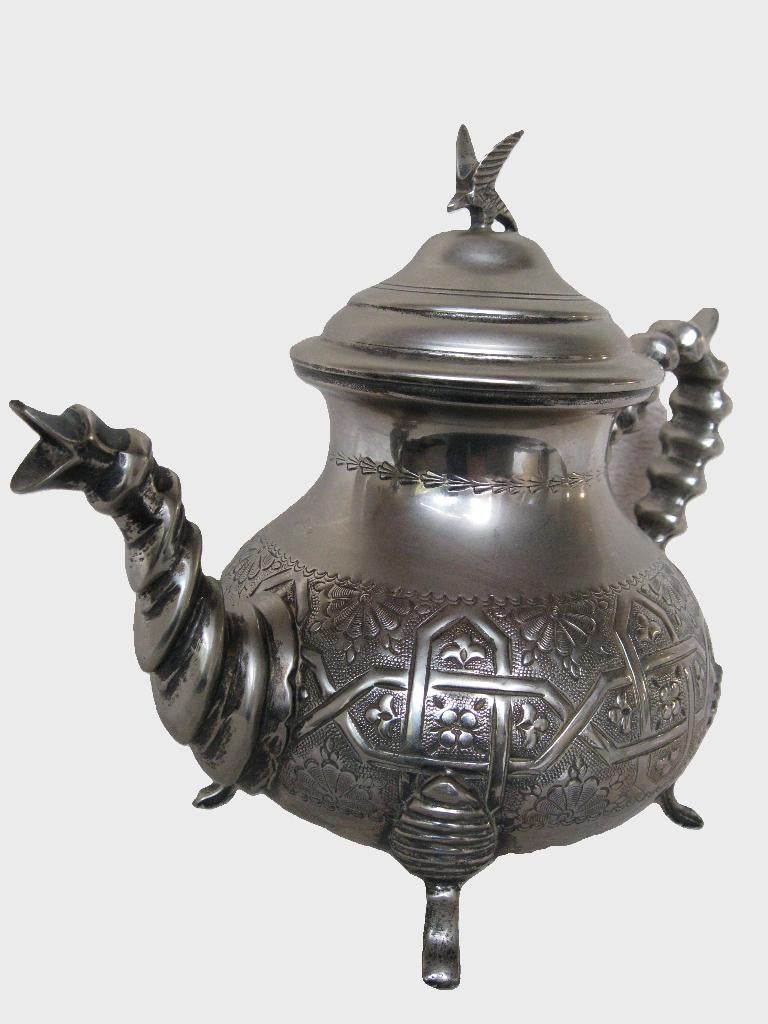 Aparte theepot vintage gezilverde teapot., Ophalen