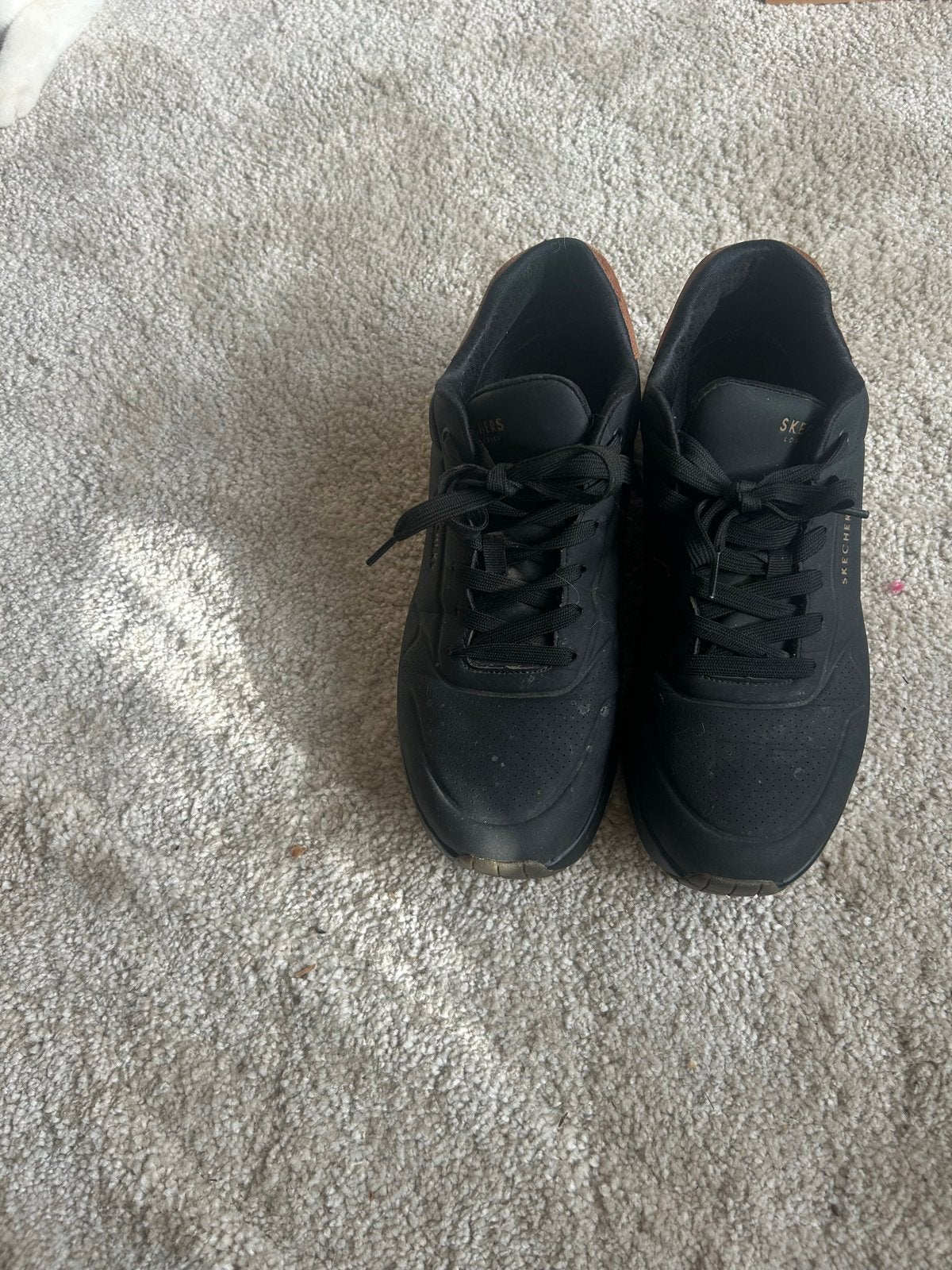 Skechers Uno heren sneakers maat 44 Air Cooled Memory Foam, Ophalen of Verzenden, Zo goed als nieuw, Zwart, Sneakers of Gympen