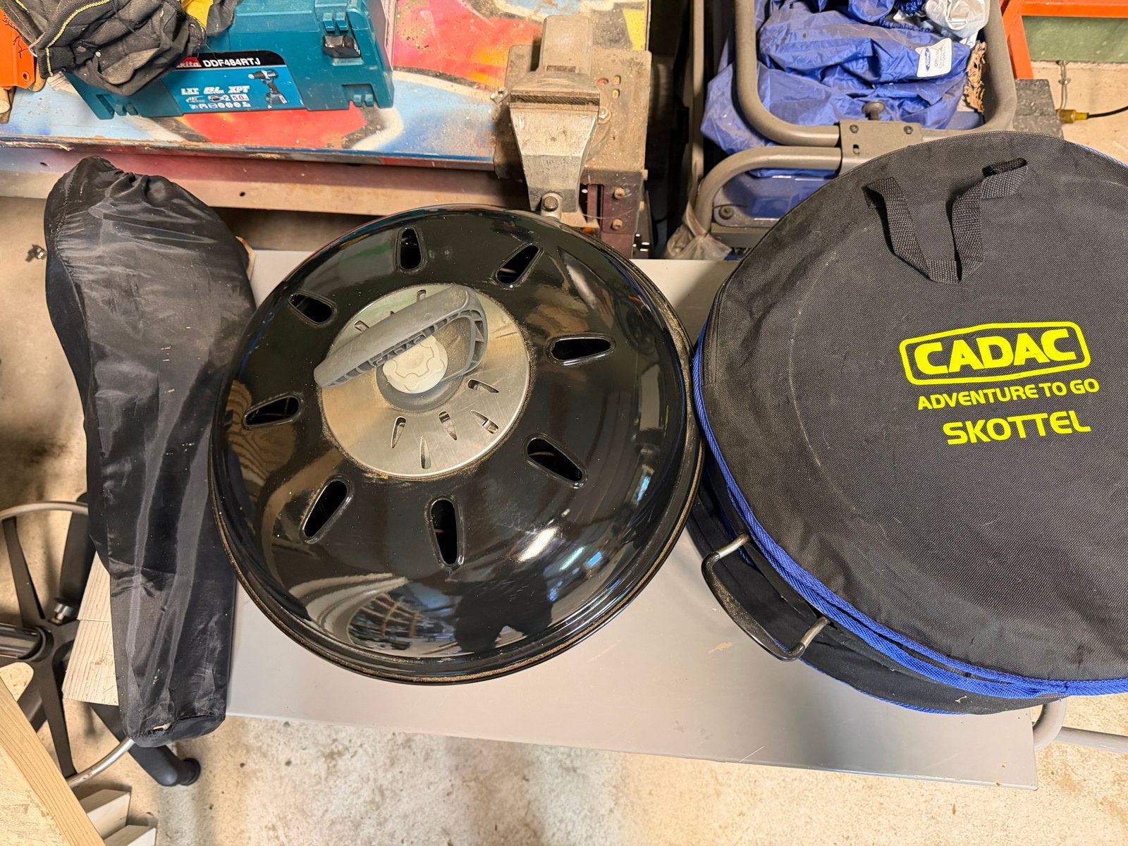 Cadac Skottelbraai met Paella Pan 50 en accessoires, Ophalen of Verzenden, Gebruikt