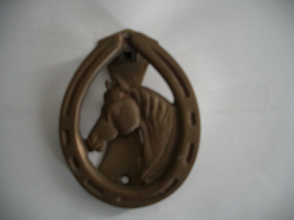 deurklopper paard brons antiek klopper deur sfeer decoratie, Ophalen of Verzenden, Brons