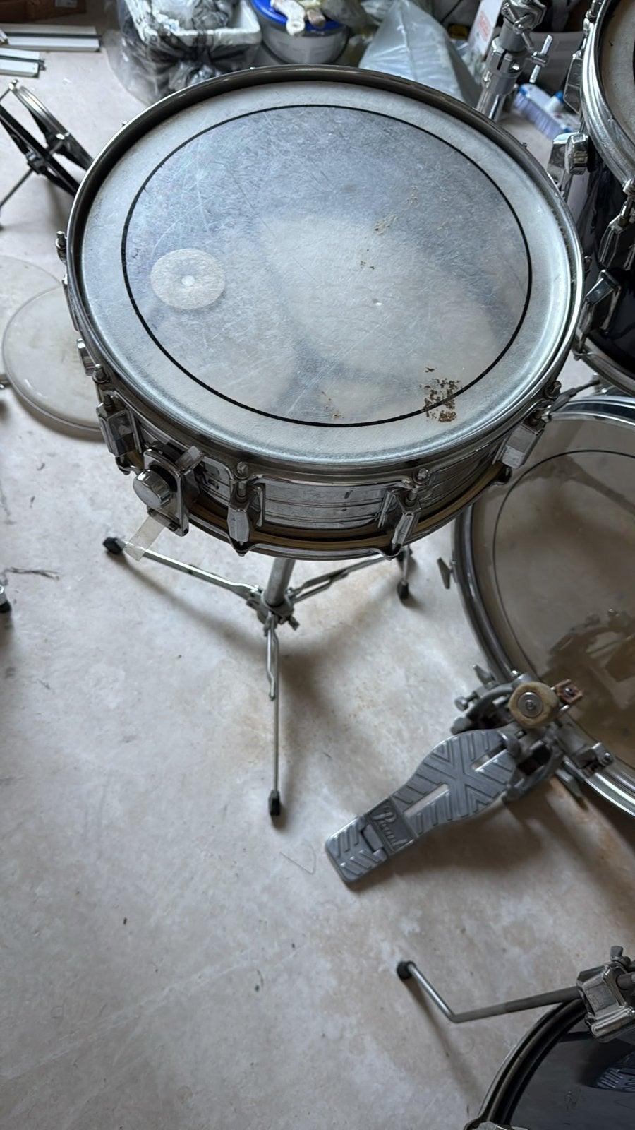 Vintage Pearl Drumkit uit 1970 - Made in Japan, Ophalen, Gebruikt, Pearl