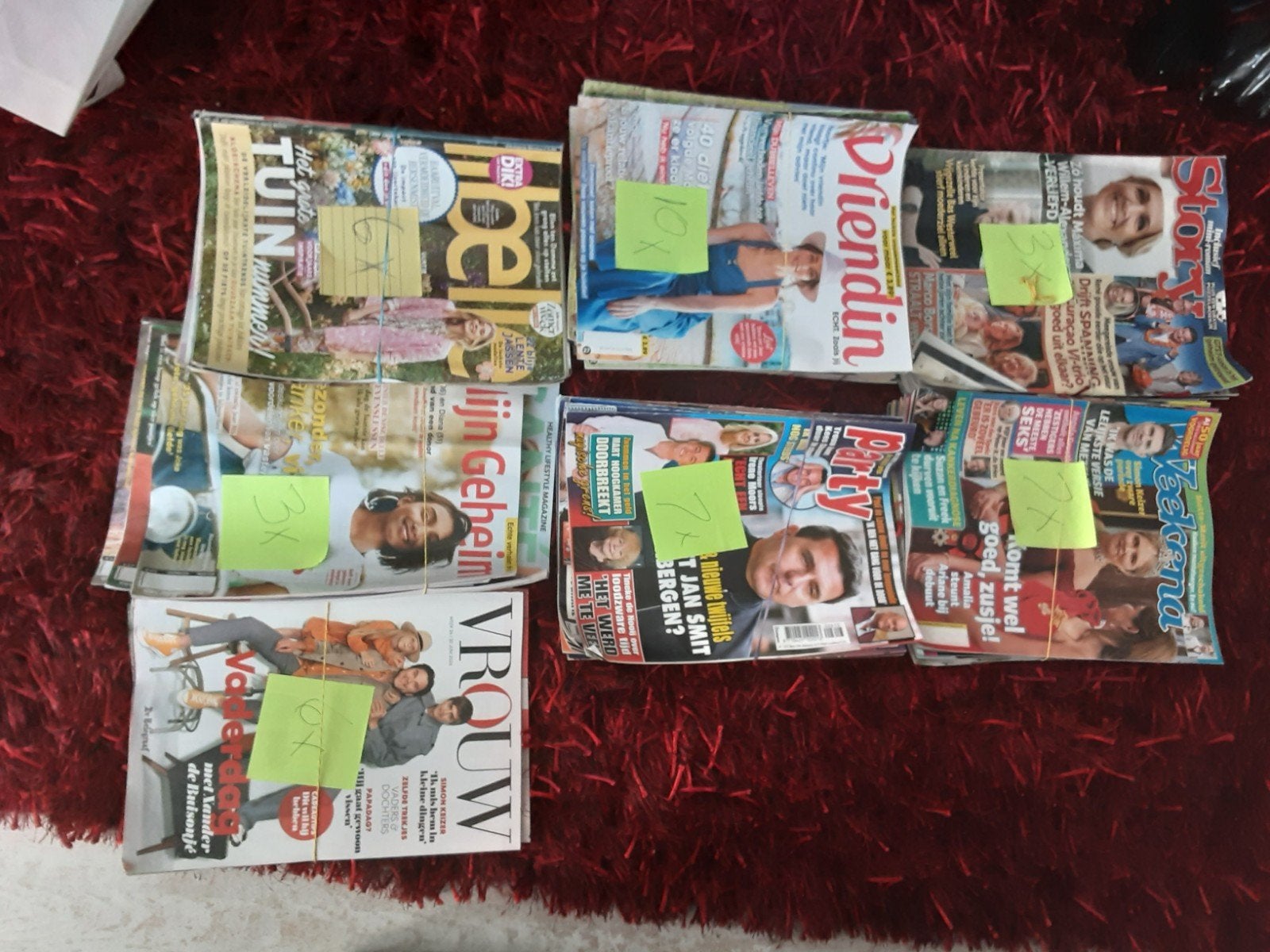 42x Recente tijdschriften - diverse titels, Ophalen, Gelezen, Damesbladen