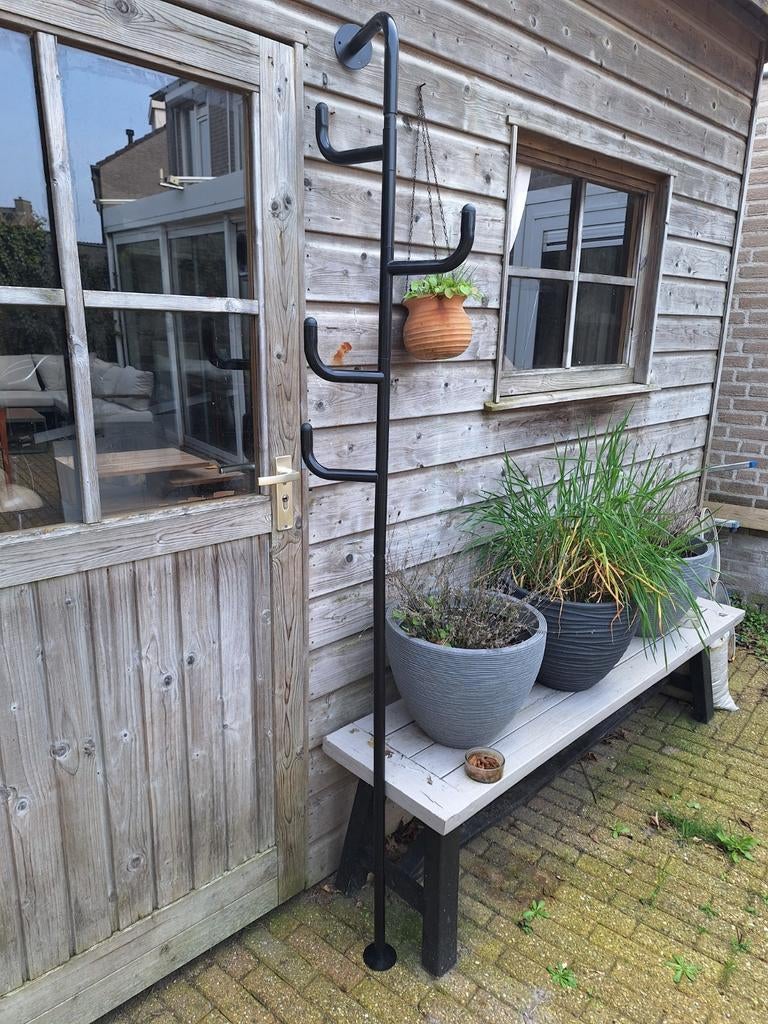Vintage muur kapstok, Huis en Inrichting, Woonaccessoires | Kapstokken, Zo goed als nieuw, Minder dan 100 cm, Metaal, Ophalen