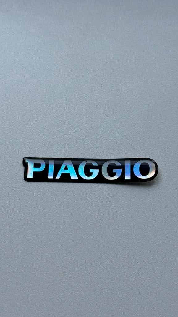 Piaggio Embleem Sticker Holografisch, Ophalen of Verzenden