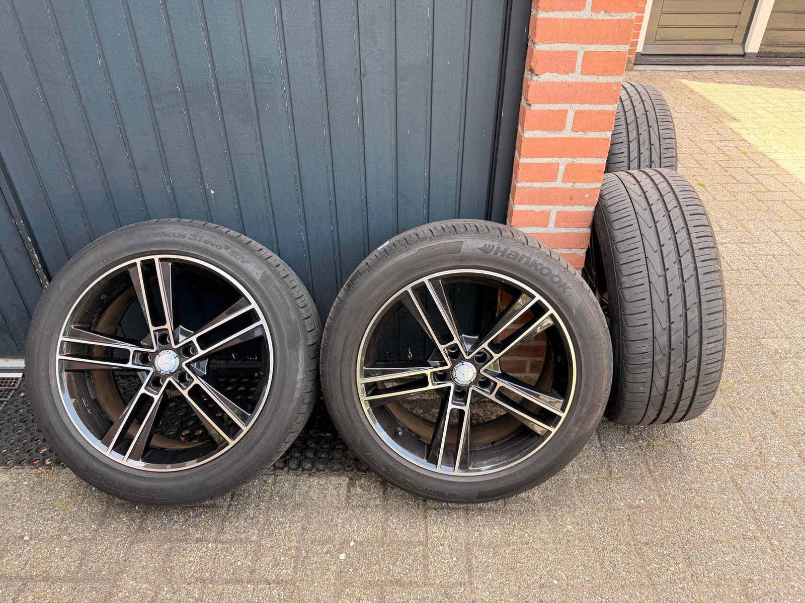 19" Alutec velgen met Hankook All Season banden voor GLC, Gebruikt, Banden en Velgen, All Season, Terreinwagen