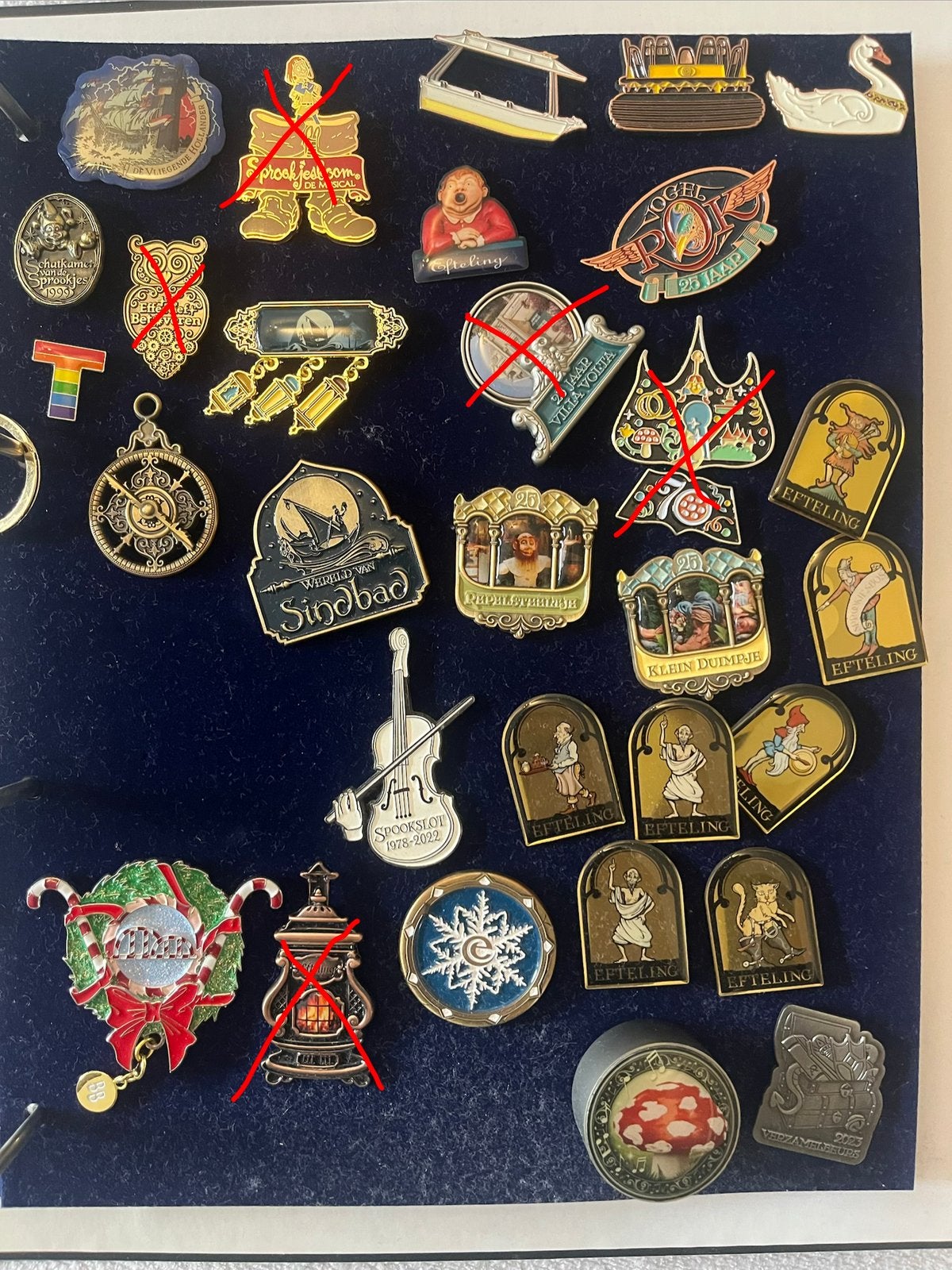 Efteling Pins origineel, Verzamelen, Speldjes, Pins en Buttons, Ophalen of Verzenden, Zo goed als nieuw