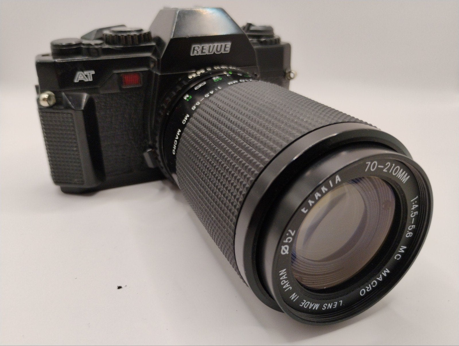 Revue AT, Pentax K mount met zoomlens, getest met film, Ophalen, Spiegelreflex, Pentax