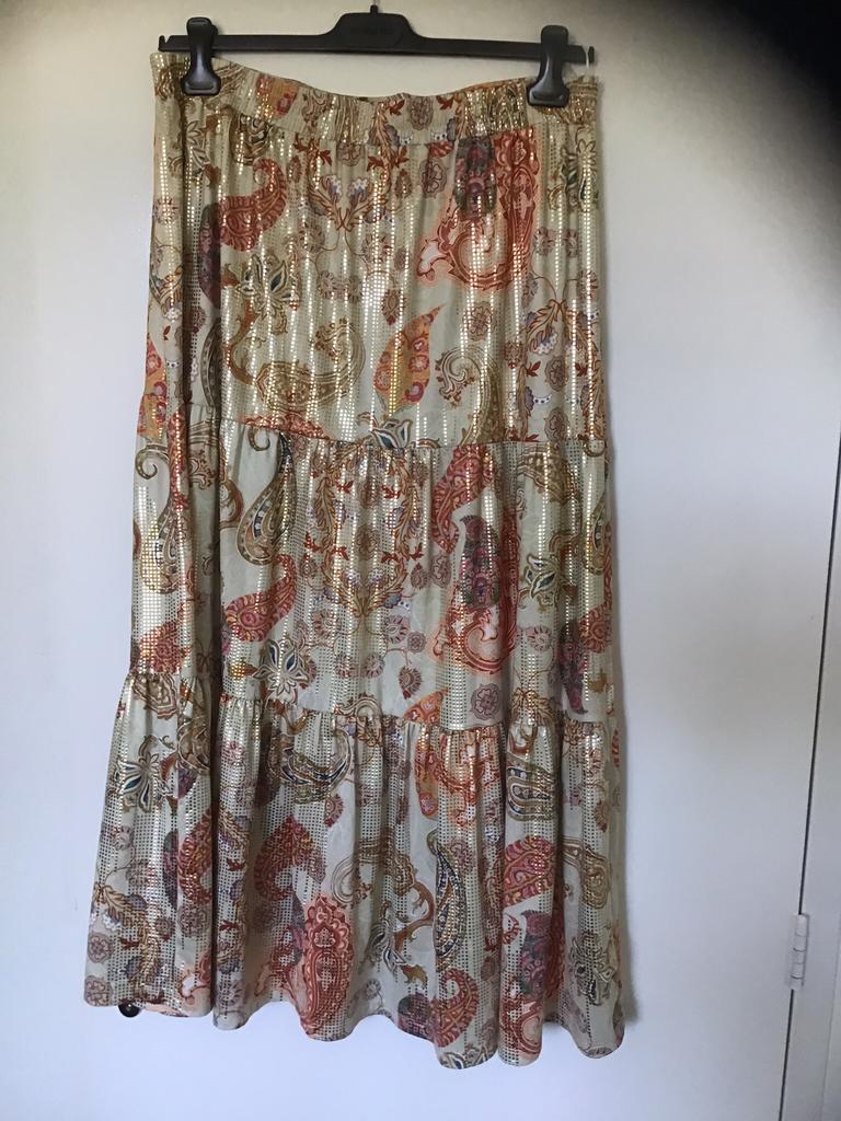 NIEUWE GOUDKLEURIGE ROK VAN K DESIGN MAAT XL, Overige kleuren, Maat 46/48 (XL) of groter, Nieuw, Ophalen of Verzenden