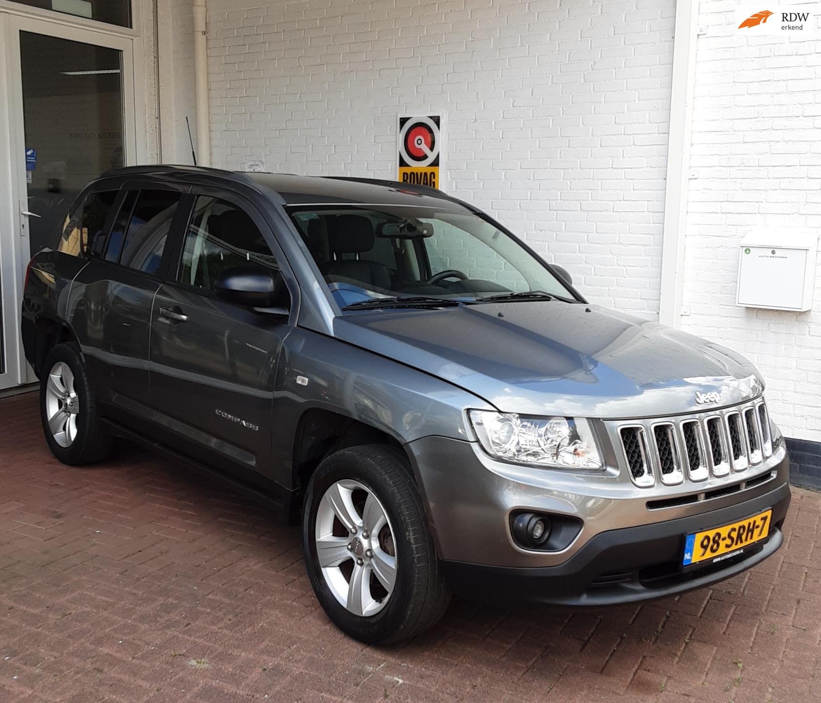 Jeep Compass 2.4 Sport 4WD, Euro 5, 450 kg, Gebruikt, Zwart