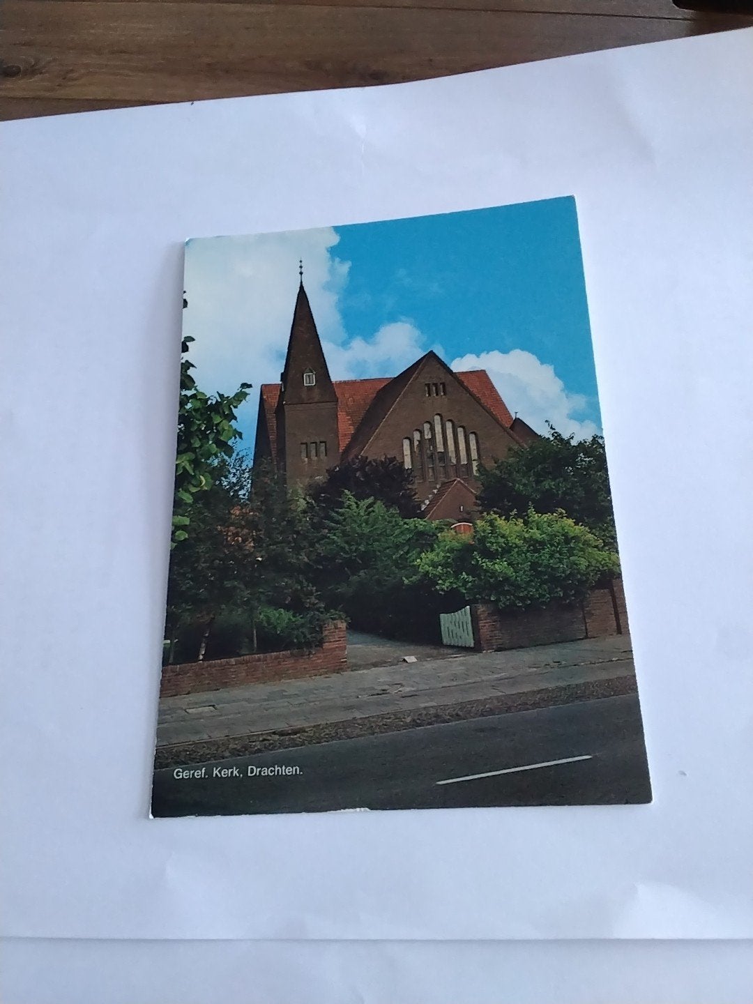 Oude Ansichtkaart Geref. Kerk, Drachten, Ophalen of Verzenden