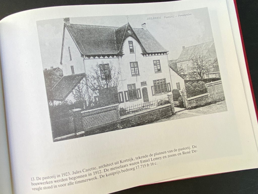 Aalbeke in oude prentbriefkaarten.  1990, Ophalen of Verzenden, 20e eeuw of later, Zo goed als nieuw
