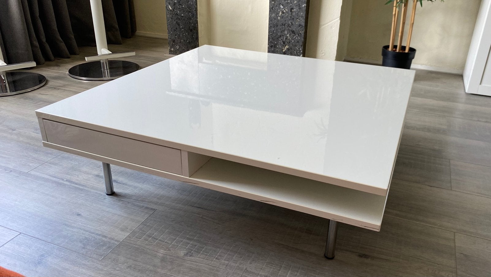 Mooie design salontafel, Huis en Inrichting, Ophalen, Overige materialen, 100 tot 150 cm, Design