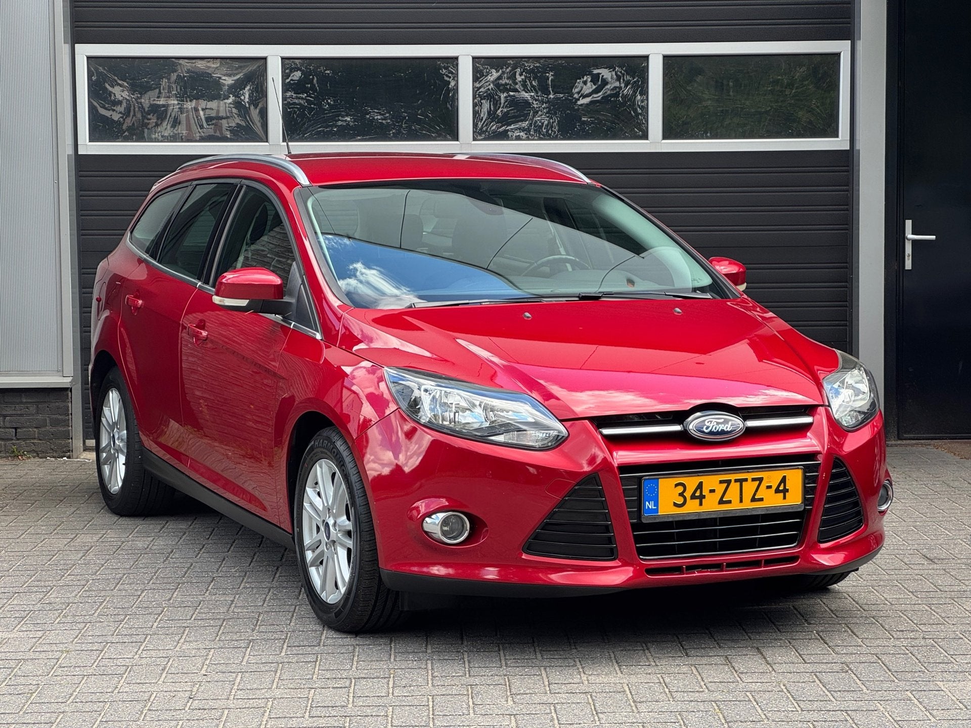 Ford Focus Wagon 1.0 EcoBoost Titanium Navi, Cruise, Climate, Euro 5, 125 pk, Gebruikt, Origineel Nederlands