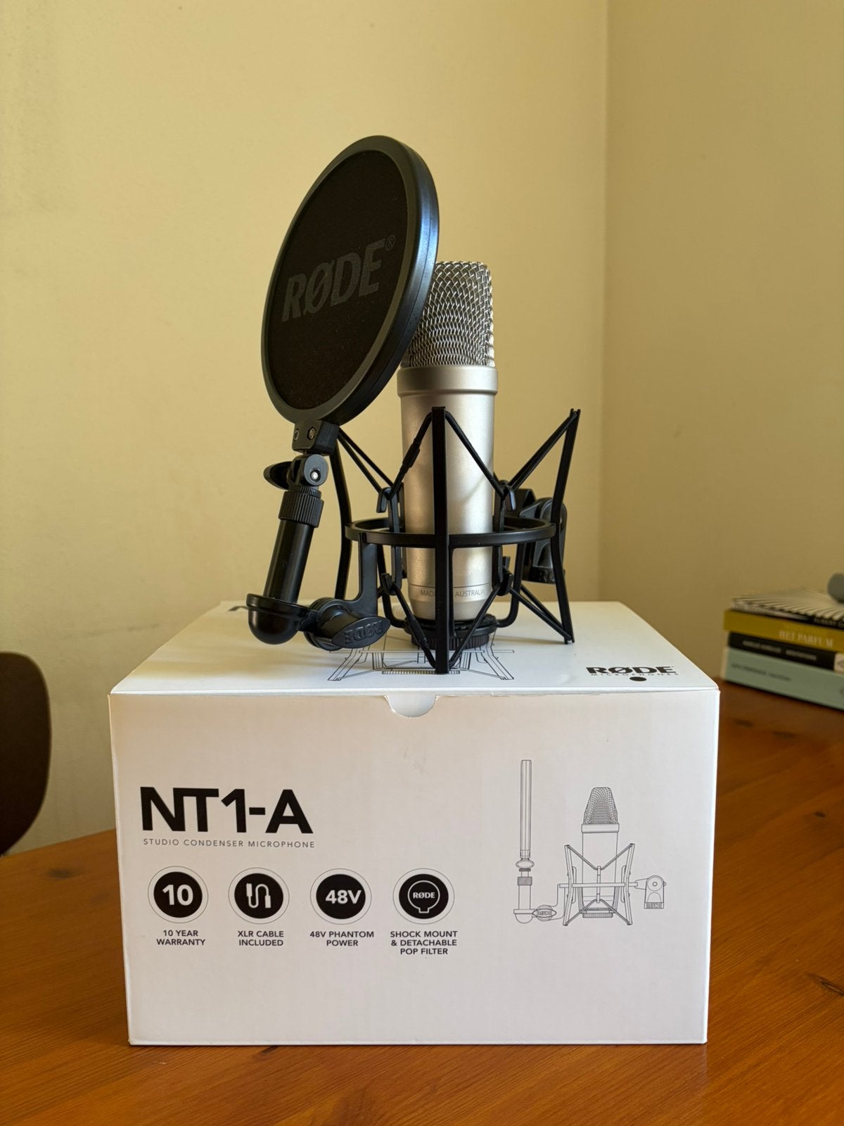 Rode NT1-A studio microfoon - complete bundel, Muziek en Instrumenten, Microfoons, Ophalen, Zo goed als nieuw, Studiomicrofoon