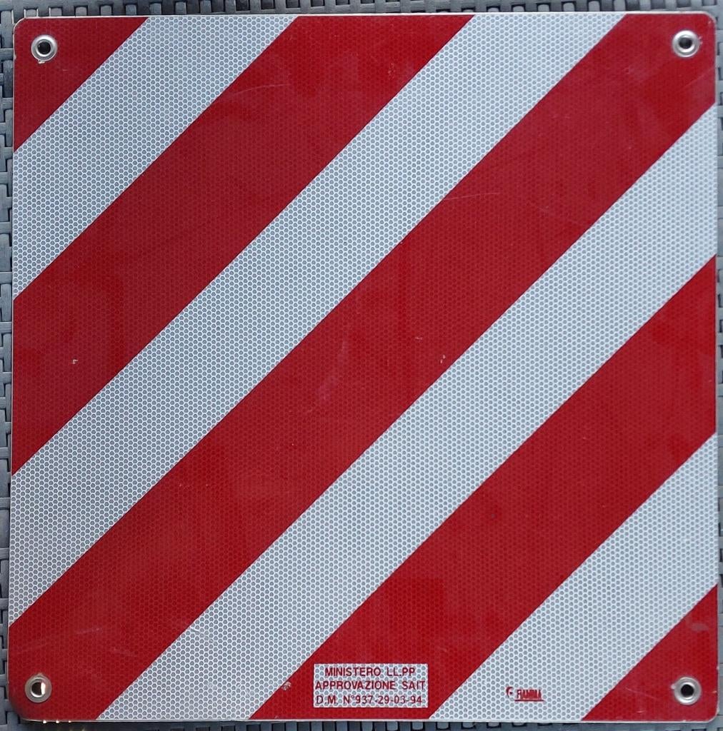 Markeringsbord fietsendrager, Caravans en Kamperen, Camper-accessoires, Ophalen, Gebruikt