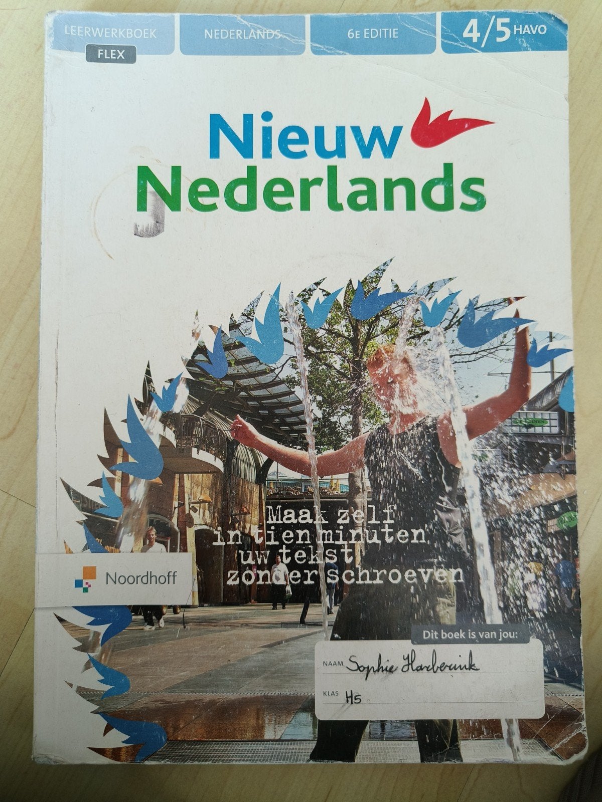 Nieuw Nederlands 4/5 HAVO 6e editie leerwerkboek, Boeken, Schoolboeken, Ophalen of Verzenden, Gelezen, HAVO, Nederlands