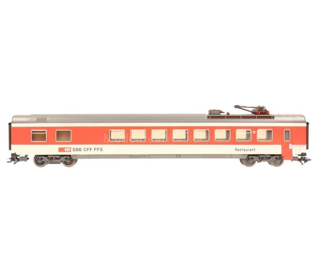 Marklin H0 4217 OVP Restauratierijtuig met pantograaf SBB, Wisselstroom, Ophalen of Verzenden, Märklin, Nieuw
