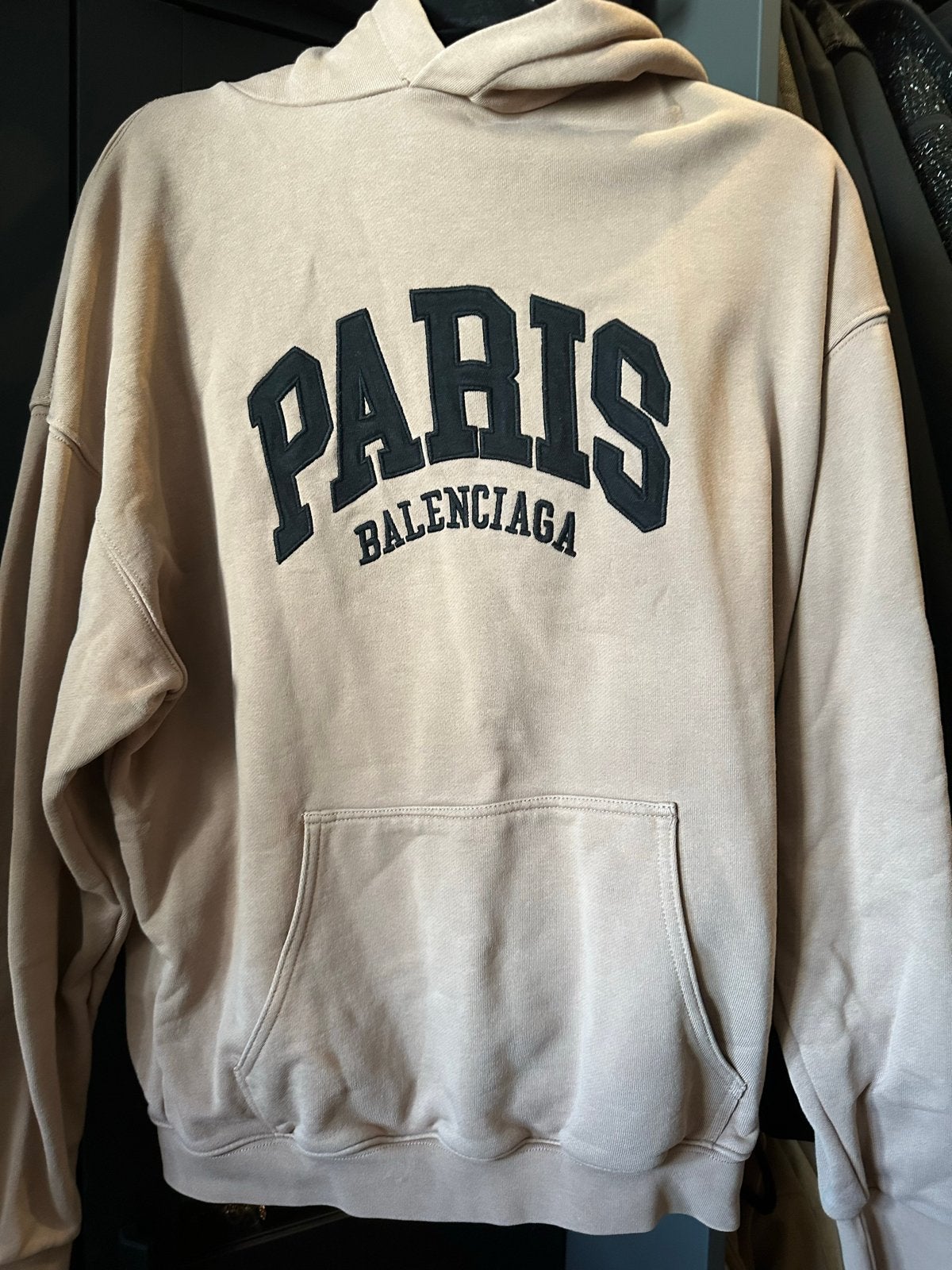 Balenciaga Paris Hoodie - nieuw, Ophalen of Verzenden, Zo goed als nieuw, Maat 48/50 (M), Overige kleuren
