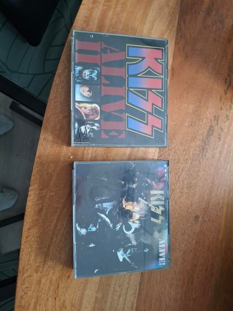 Kiss alive 1 en 2 cd, Ophalen of Verzenden, Zo goed als nieuw