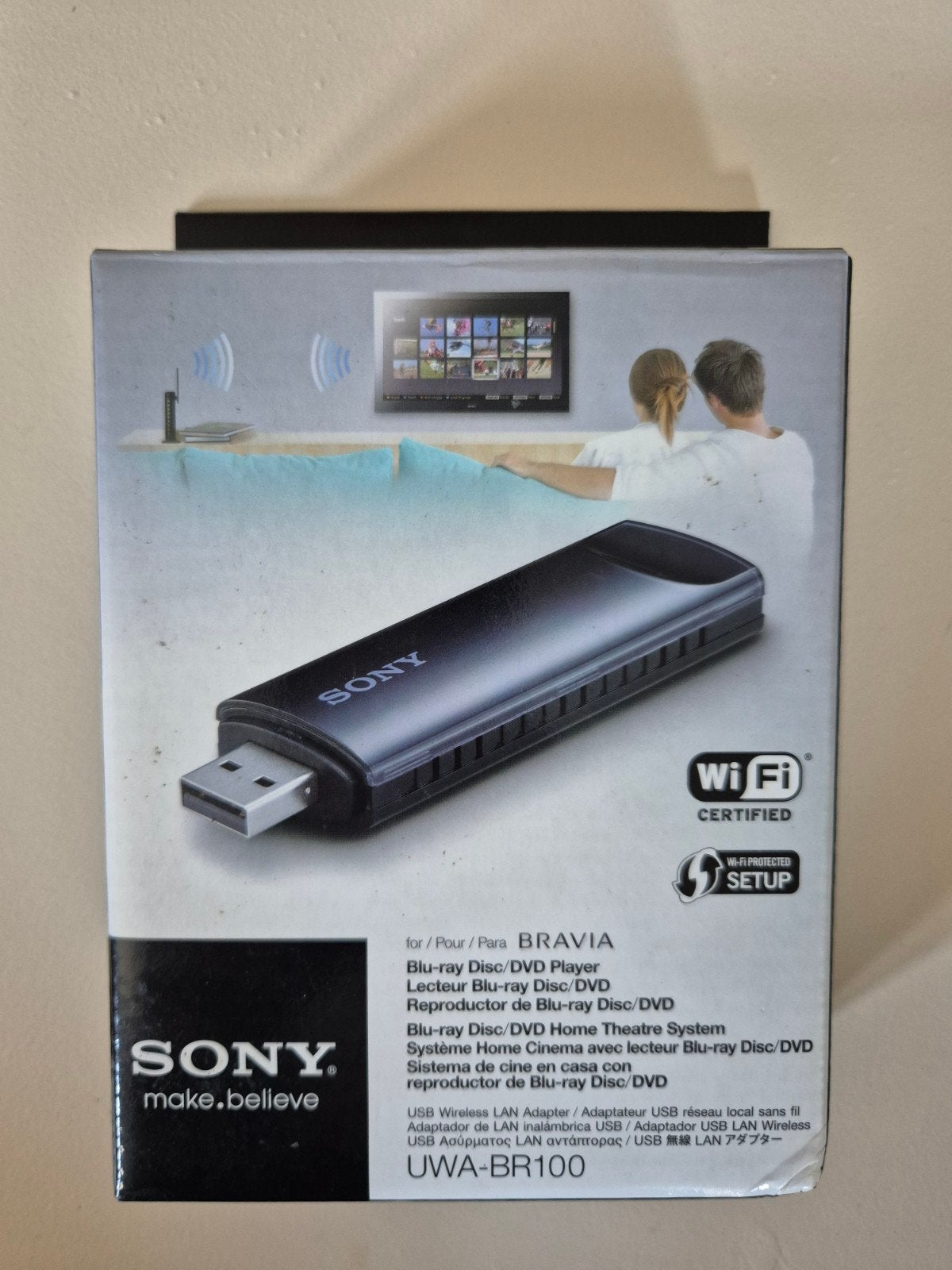 Sony UWA-BR100 USB draadloze LAN-adapter voor Bravia TV, Ophalen of Verzenden, Nieuw, Minder dan 2 meter, Overige kabels
