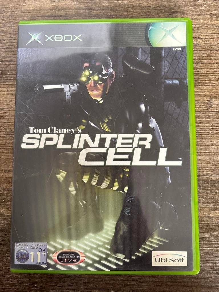 Tom Clancy's Splinter Cell - Xbox (Zonder boekje), Spelcomputers en Games, Games | Xbox Original, Avontuur en Actie, Gebruikt