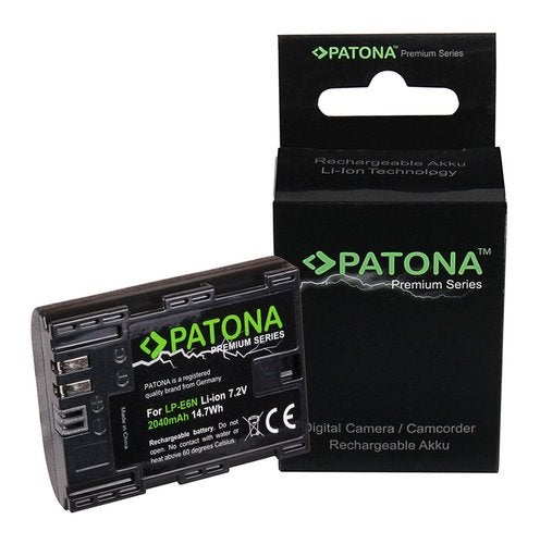 Premium Battery Canon XC10 EOS 90D 80D 7D 70D 6D 60D EOS R, Nieuw