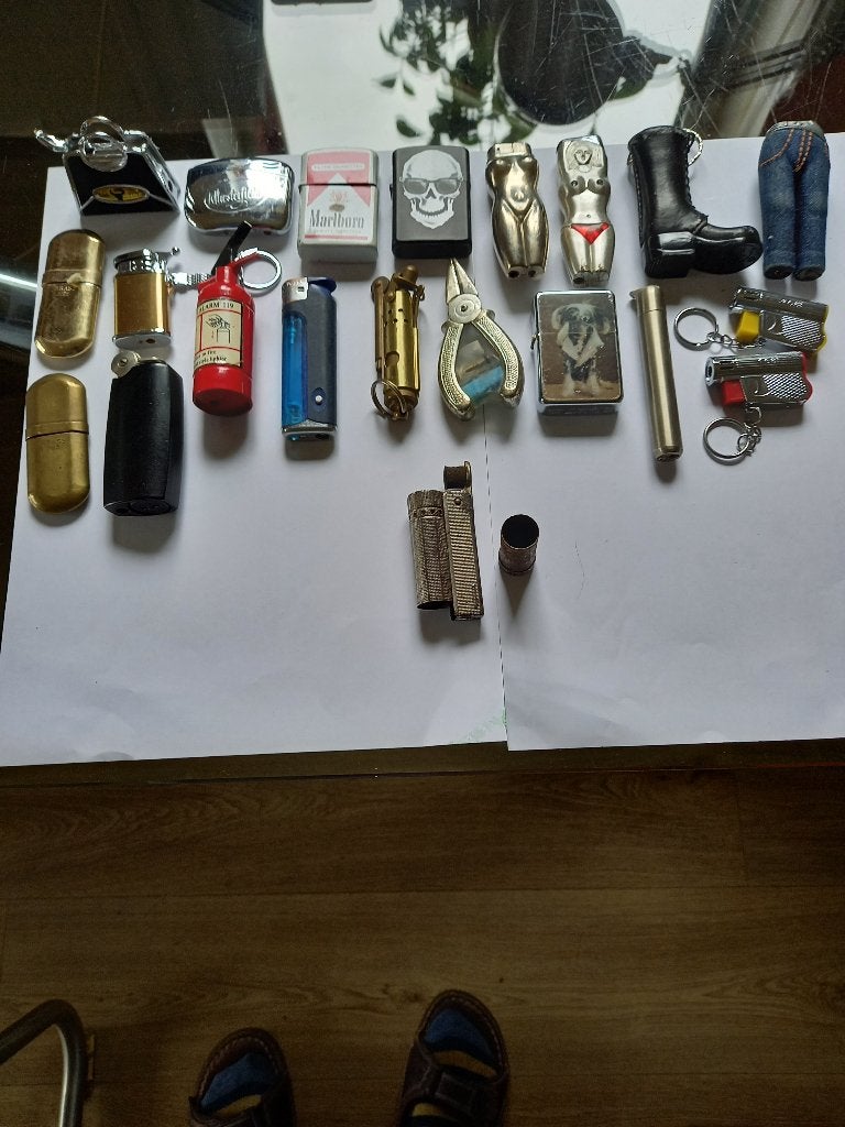 verzameling aanstekers 25 stuks, Verzamelen, Ophalen of Verzenden, Gebruikt, Aansteker