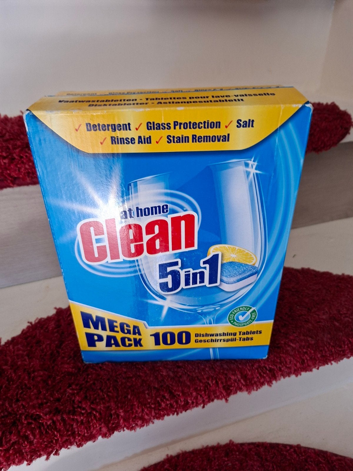 At Home Clean 5in1 Vaatwastabletten - Megapack 100 stuks, Ophalen