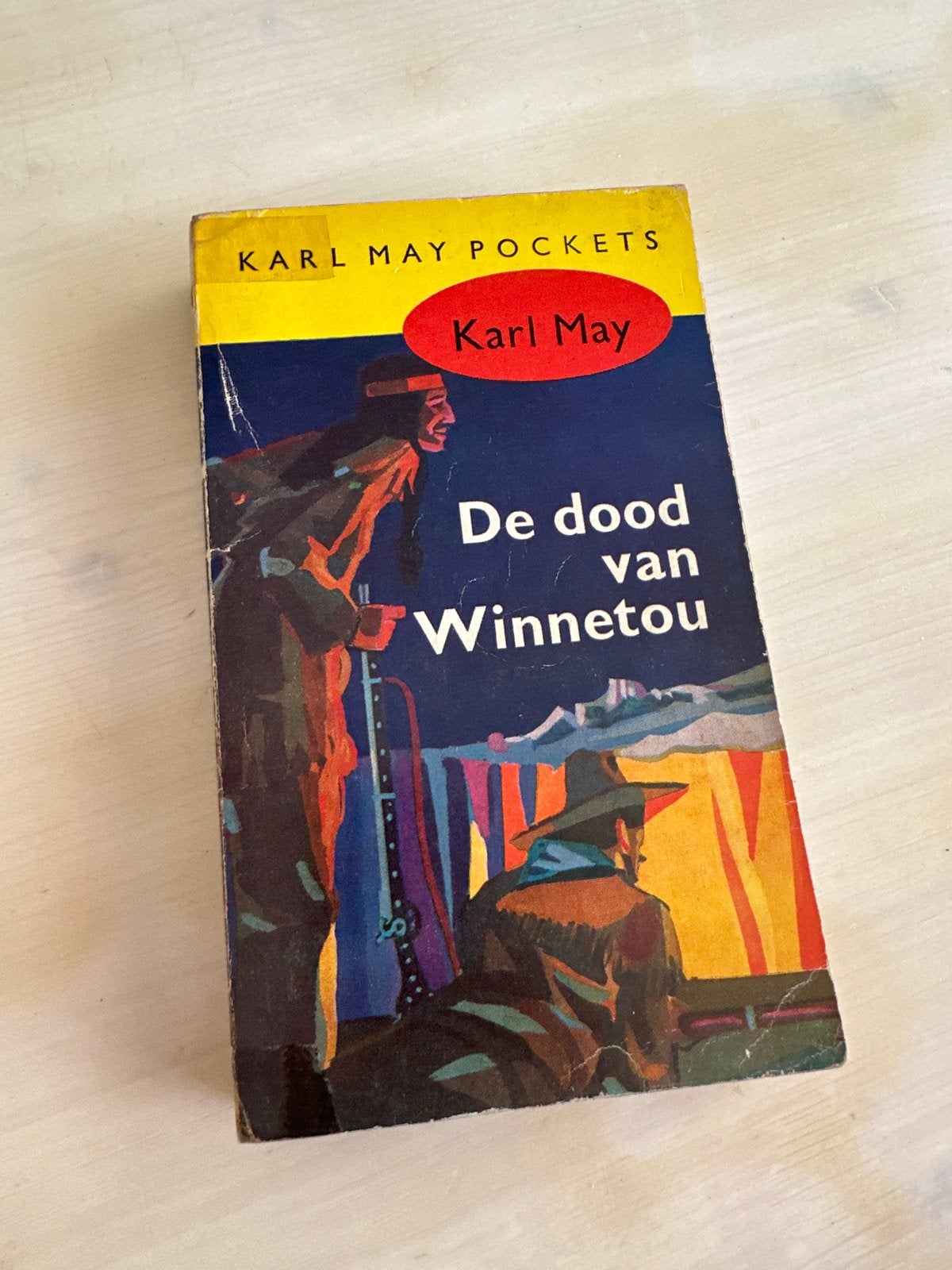 Karl May Pockets: De dood van Winnetou - Vintage Boek, Ophalen of Verzenden, Gelezen
