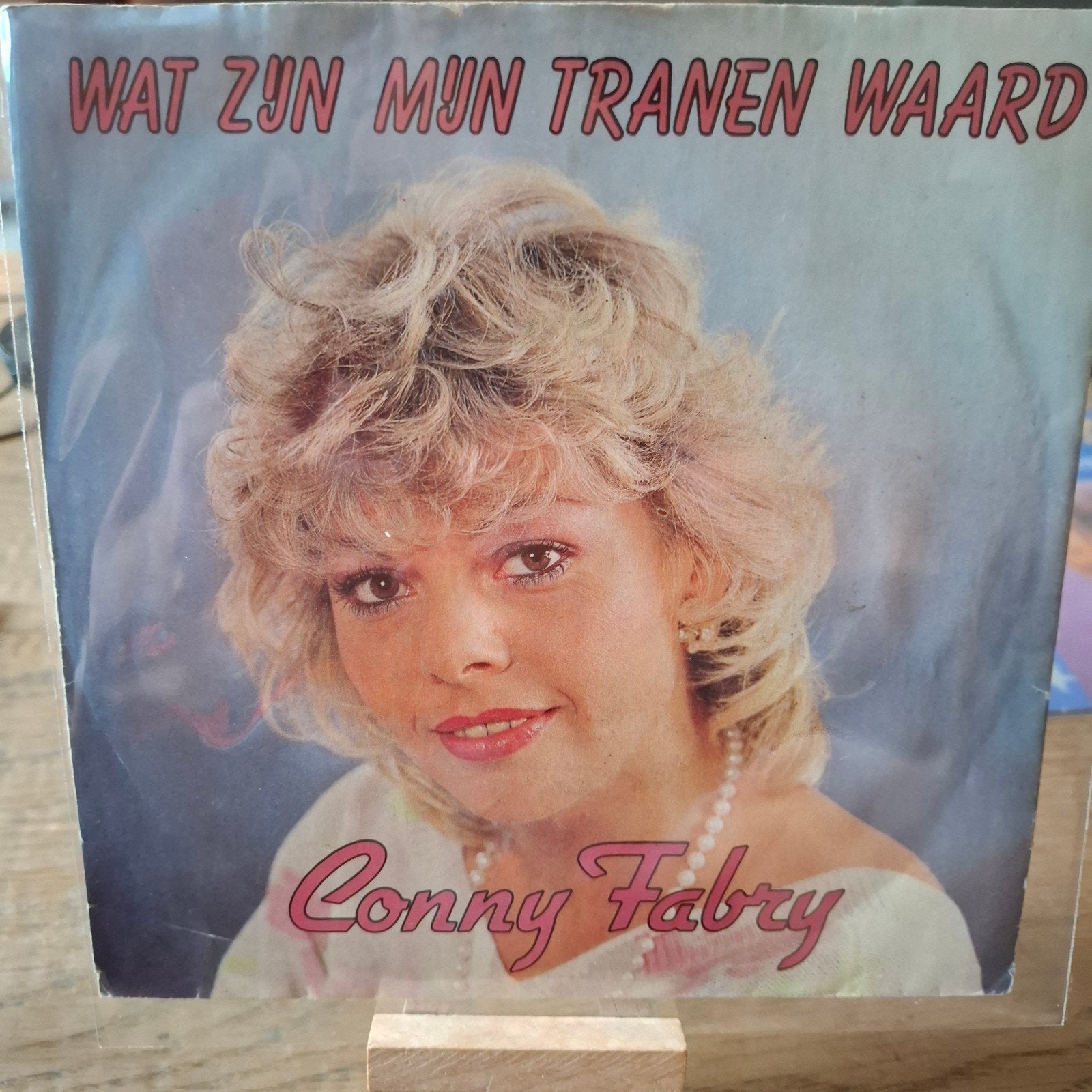 Conny Fabry - Wat Zijn Mijn Tranen Waard 7 inch vinyl, Gebruikt, 7 inch, Ophalen of Verzenden, Beschermende buitenhoes