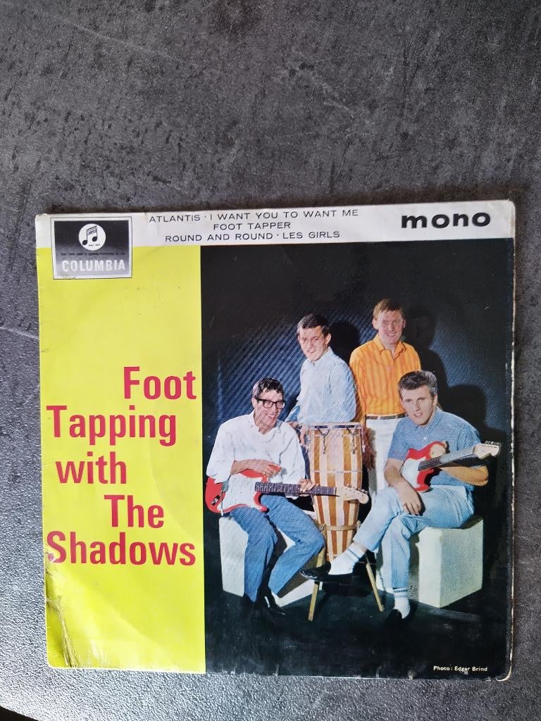 the shadows  EP-TJE zeldzaam ep-tje, Cd's en Dvd's, Vinyl Singles, Gebruikt, 7 inch, Ophalen of Verzenden, EP