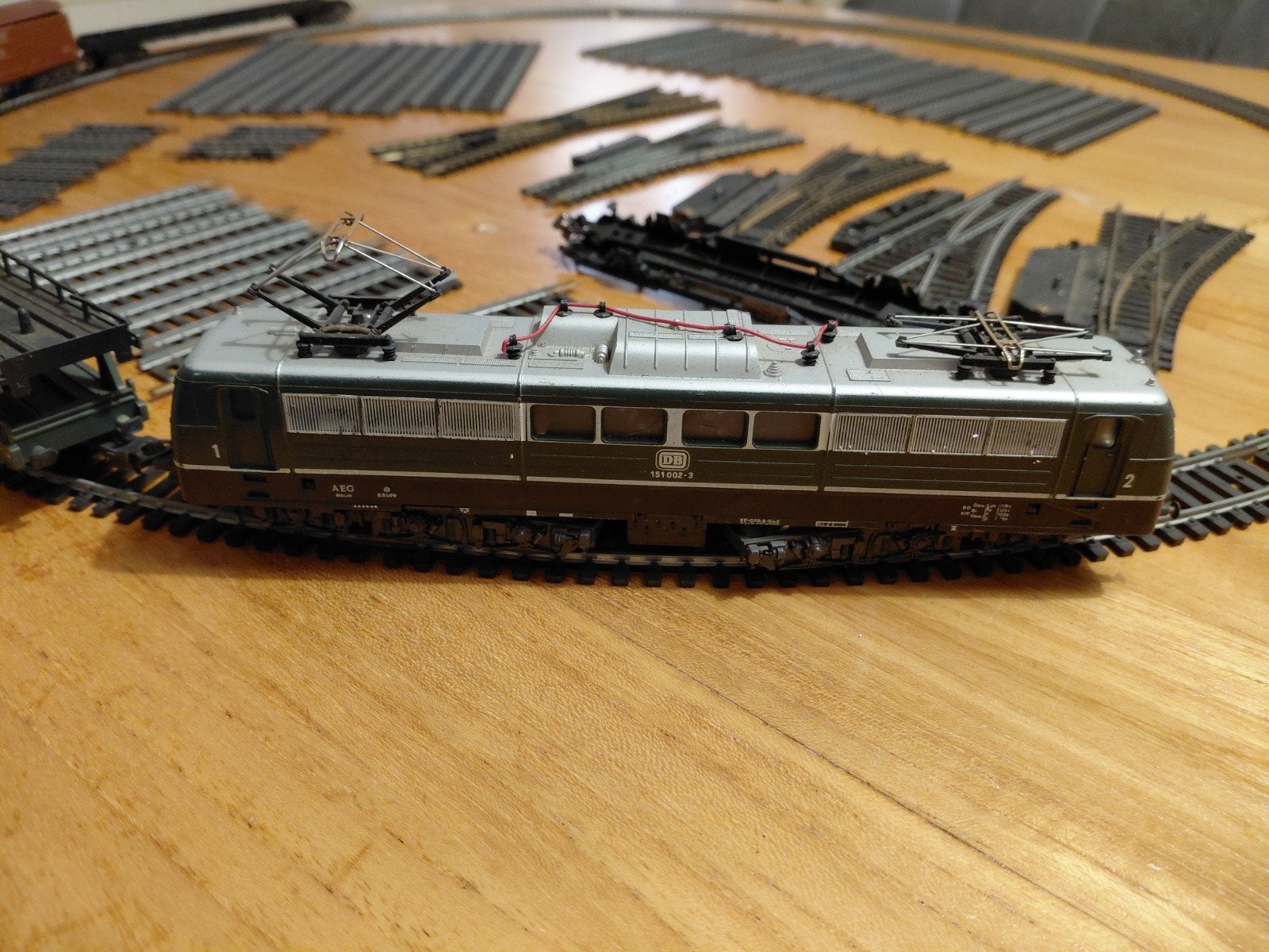 treinset met rails lima, Hobby en Vrije tijd, Ophalen, Gelijkstroom, Lima, Gebruikt