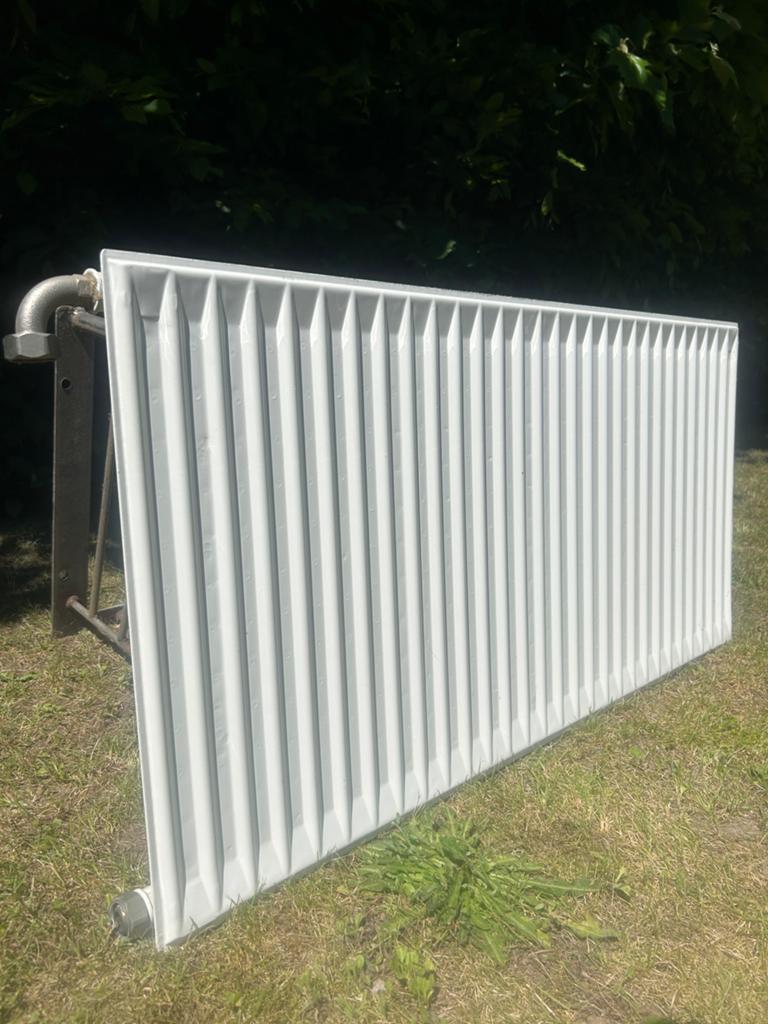 Radiator enkel 100x50cm in goede staat, 30 tot 80 cm, Radiator, Ophalen of Verzenden, Zo goed als nieuw