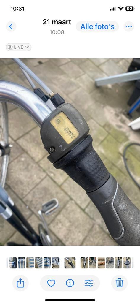 Gazelle damesfiets, Fietsen en Brommers, Overige merken, Velgrem, Versnellingen, Ophalen of Verzenden