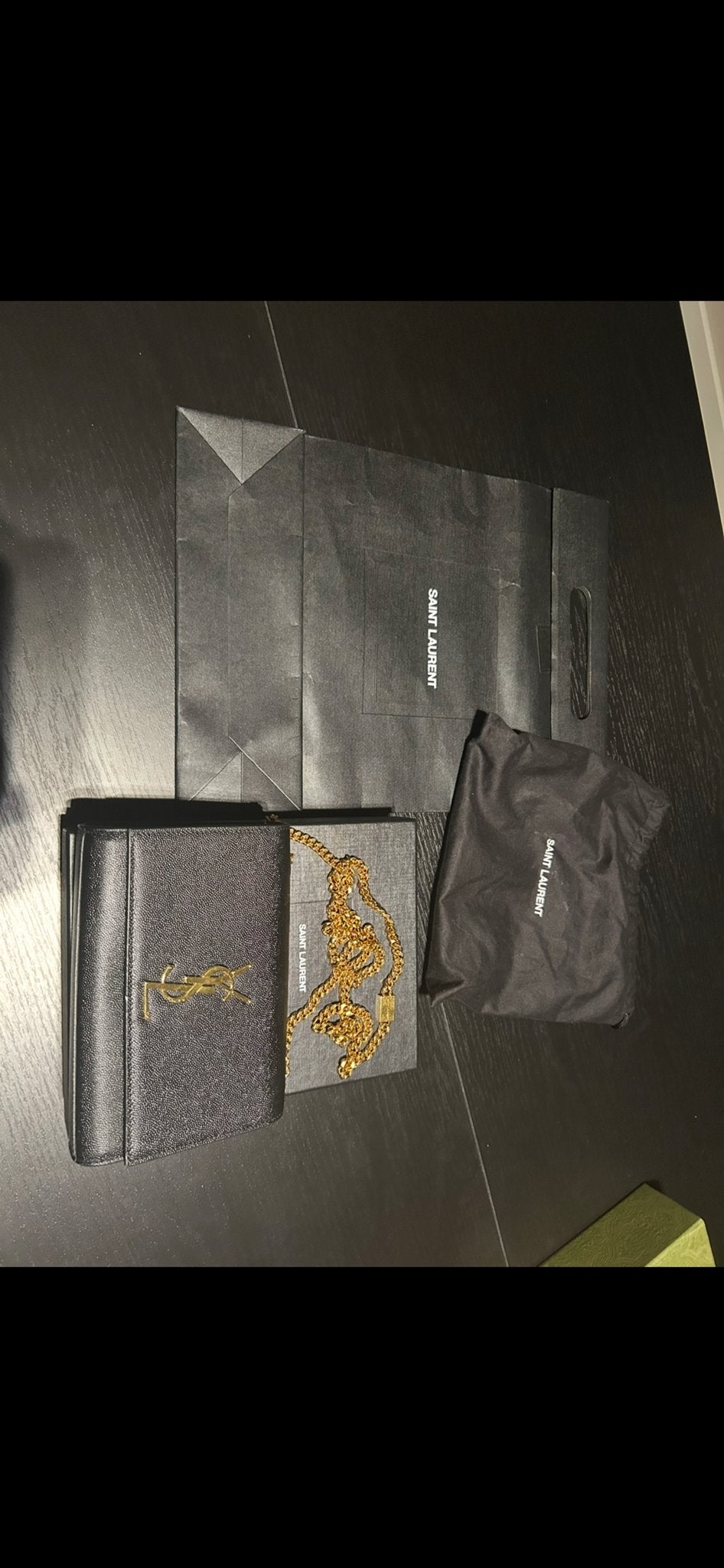 Yves Saint Laurent Kate small tas, Sieraden, Tassen en Uiterlijk, Ophalen, Zo goed als nieuw, Zwart, Schoudertasje