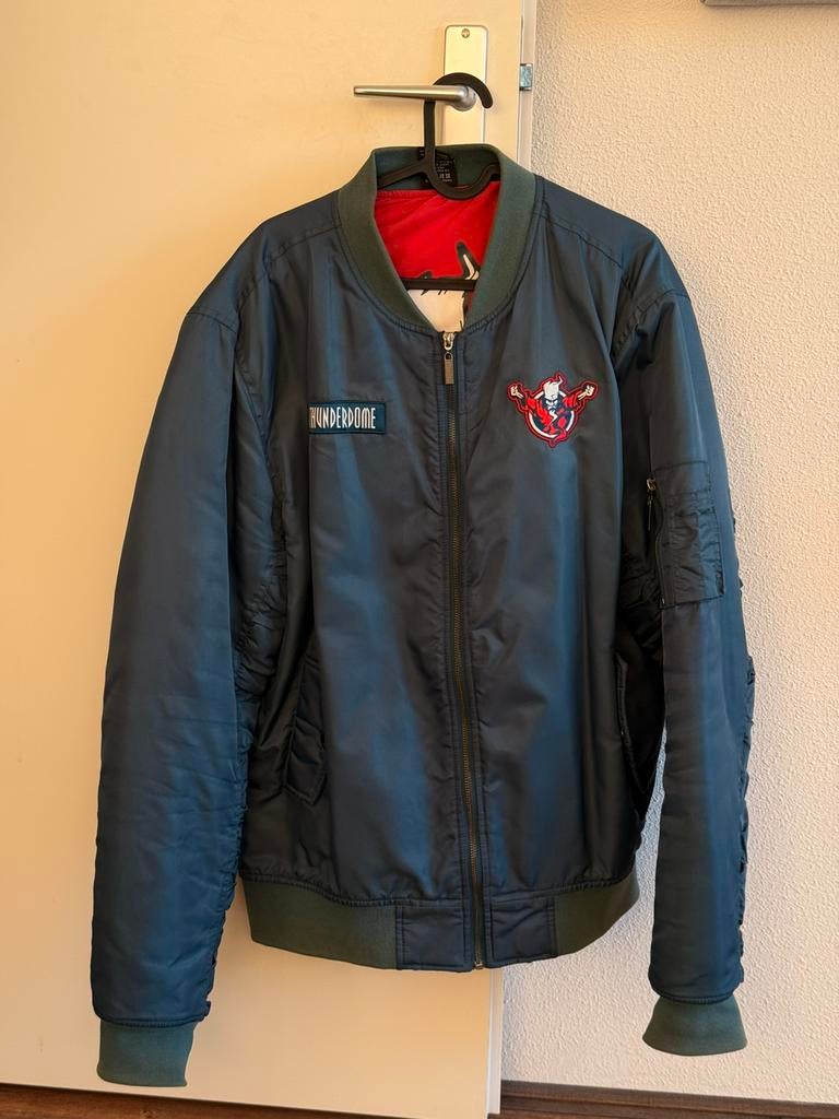 Thunderdome summer bomber maat XL, Ophalen of Verzenden, Zo goed als nieuw, Maat 56/58 (XL), Zwart