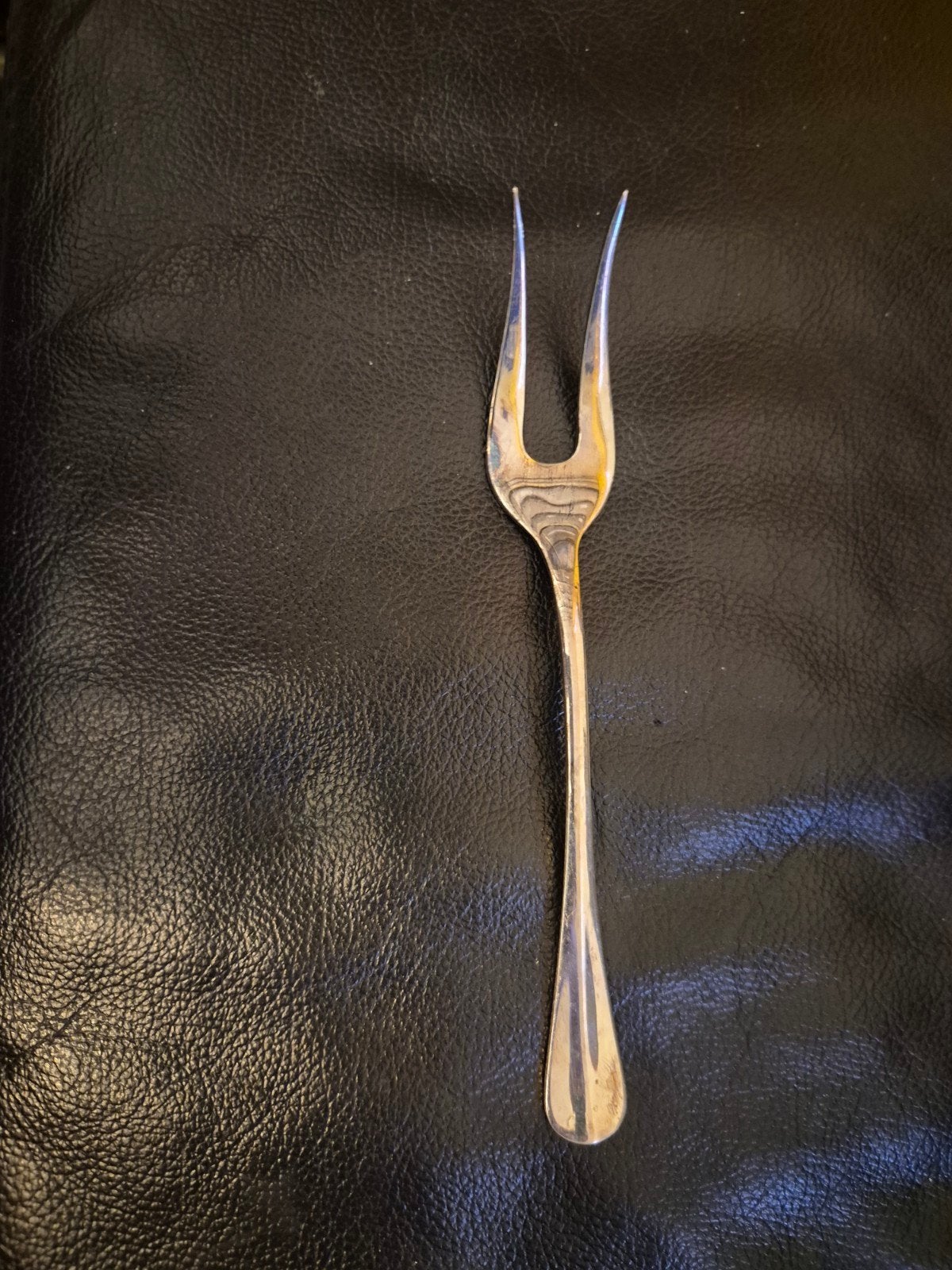 Gero 100 verzilverde vleesvork 18cm, Ophalen of Verzenden