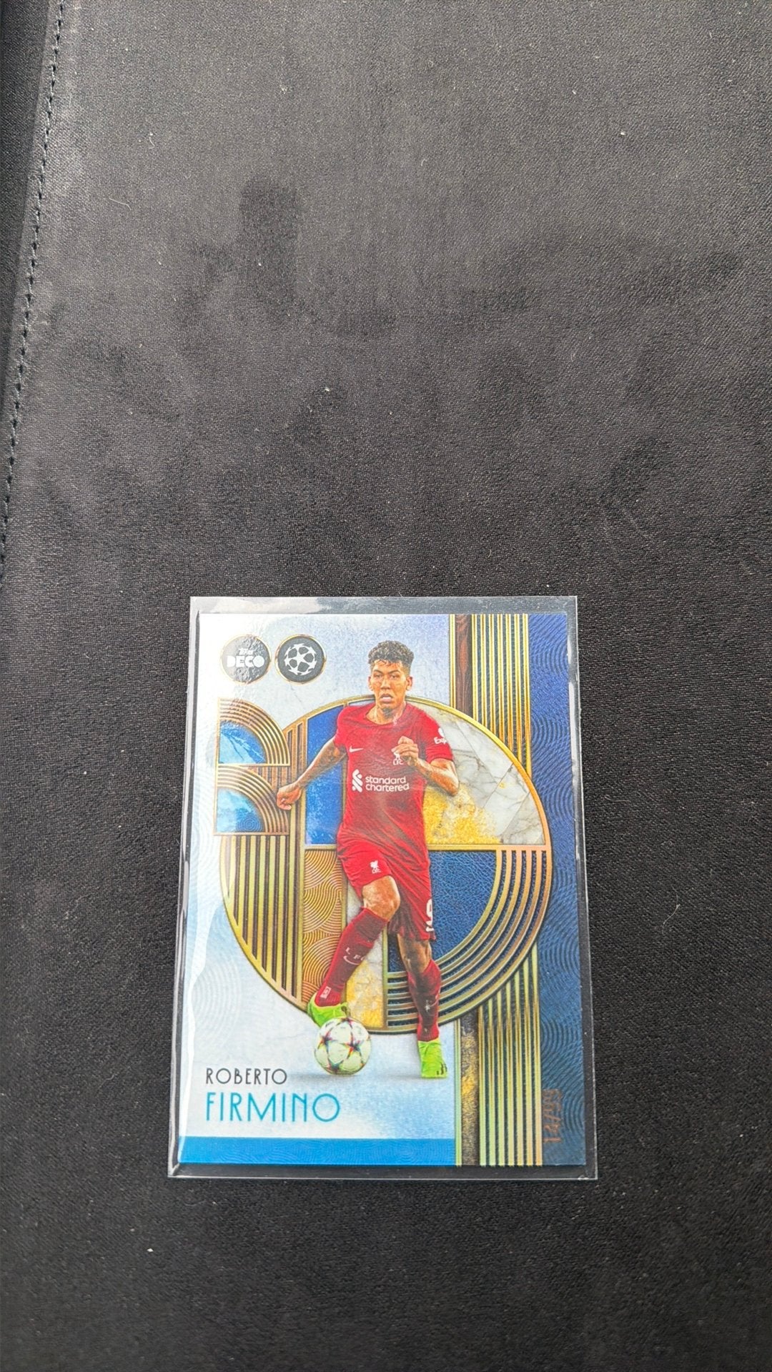 Roberto Firmino Blue Parallel /99 – Topps Deco, Ophalen of Verzenden, Nieuw, Plaatje