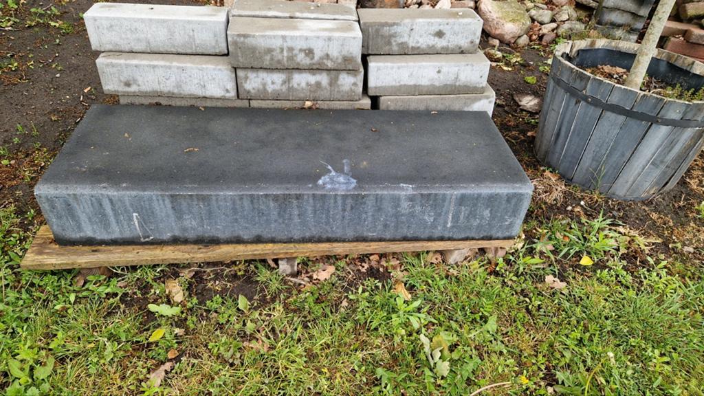 Traptrede steen, antraciet, Ophalen of Verzenden, Nieuw, Beton, Overige typen