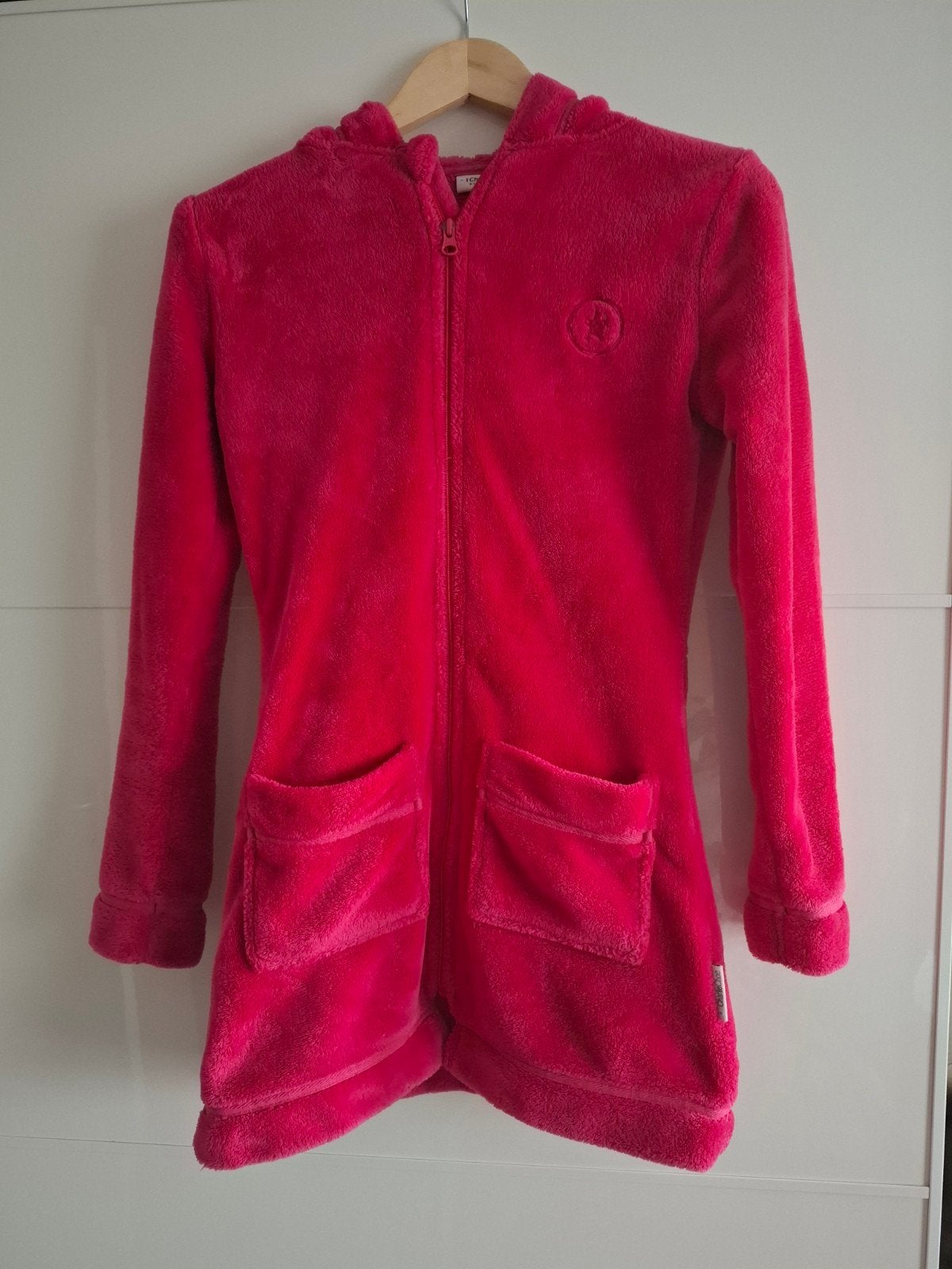 Zachte Fuchsia Roze Charlie Choe Badjas met Rits – Maat XS, Kleding | Dames, Ophalen of Verzenden, Zo goed als nieuw, Charlie Choe