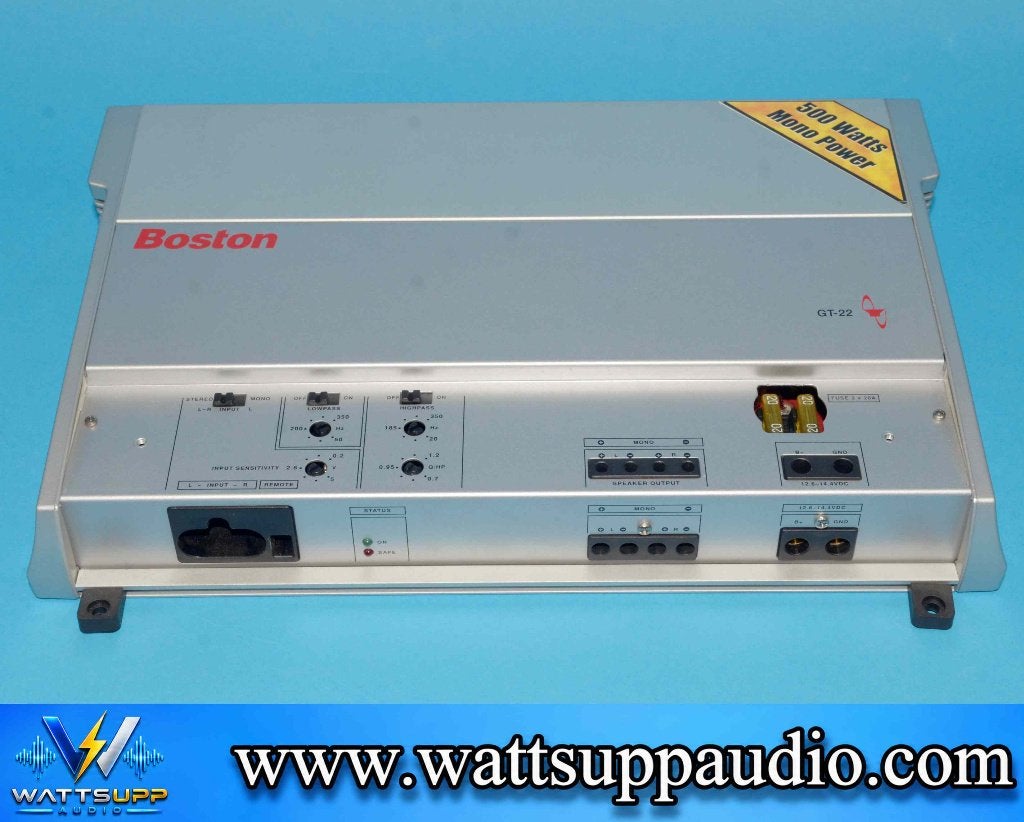 Boston Acoustics GT-22 2 kanaals / mono versterker, Gebruikt, ., Ophalen of Verzenden, .
