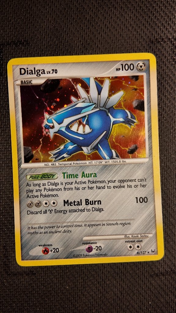 Dialga 6 Platinum | Pokemon kaart, Ophalen, Zo goed als nieuw, Losse kaart, Foil