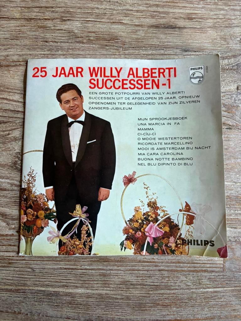 Willy Alberti Successen - 1 EP, Cd's en Dvd's, Vinyl | Nederlandstalig, Gebruikt, 7 inch, Ophalen of Verzenden, Levenslied of Smartlap